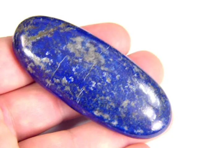 BUTW Afghanistan Natural Lapis Lazuli Palm Worry Healing Stone Lapidary 7774K