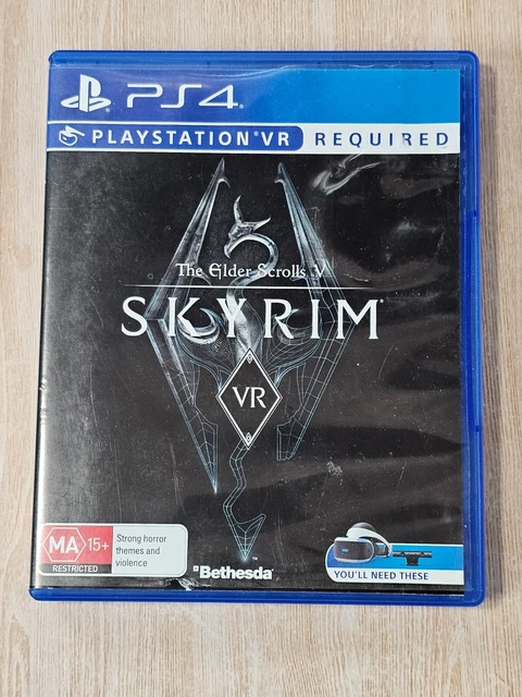 The Elder Scrolls V Skyrim VR + Manual - Sony PlayStation 4 PS4 VGC Complete