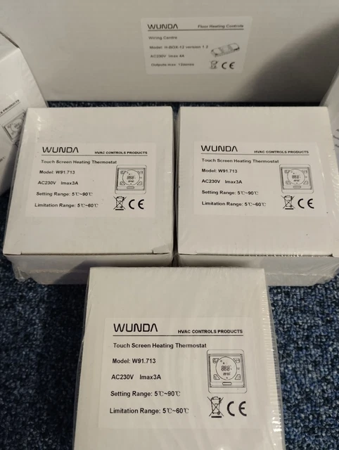WUNDA WIRING CENTRE H-Box-12 Version 1.2 & Touch Screen Heating