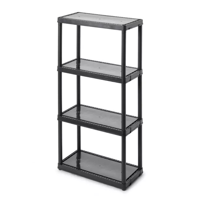 Gracious Living 4-Tier Shelf Light Duty Garage Storage Shelving Unit (Used)