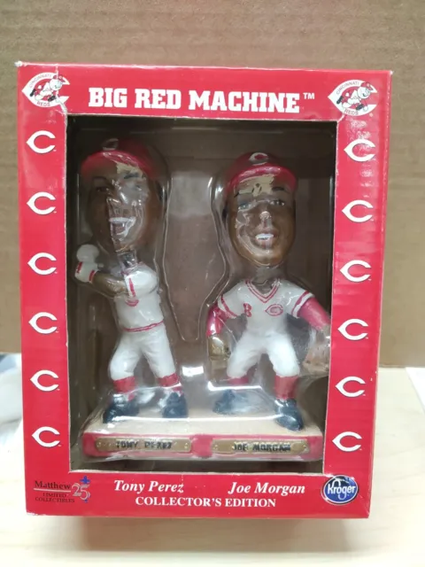 Cincinnati Reds Big Red Machine Tony Perez & Joe Morgan Bobbleheads - Kroger