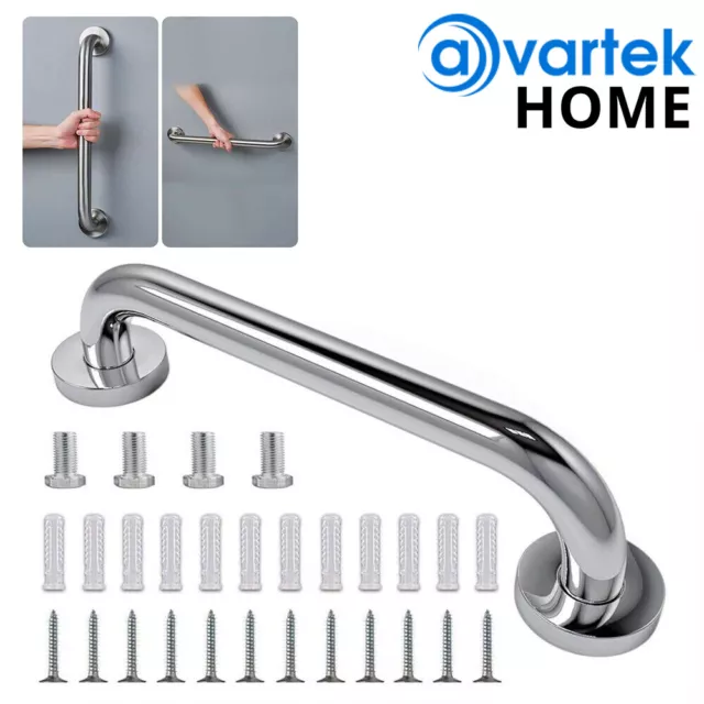 Stainless Steel Grab Bar Bathroom Shower Bath Wall Safety Rail Support Handle