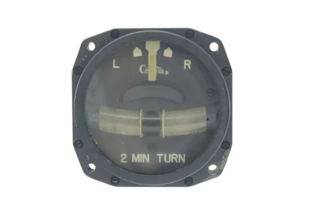 Cessna Aircraft Turn And Bank Indicator R.c. Allen A-266-3 28 V.dc S/N C27526 Cessna Aircraft Turn And Bank Indicator R.c. Allen A-266-3 28 V.dc S/N C27526