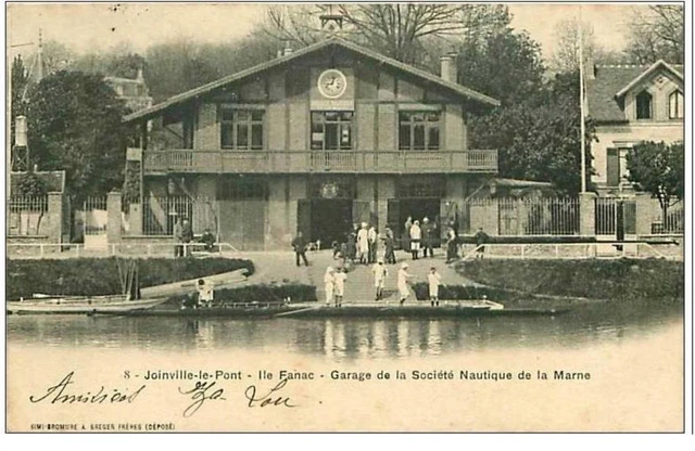 94.Joinville Le Pont.ile Fanac.garage De La Societe Nautique De La Marne