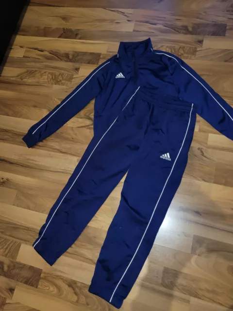 Adidas Jungen Trainingsanzug Jogging, Blau NEU Gr.140