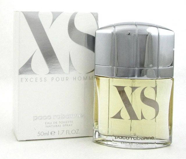 Paco Rabbane Xs Pour Homme - 1.7 Oz/50 Ml Edt Spray In Box - Rare
