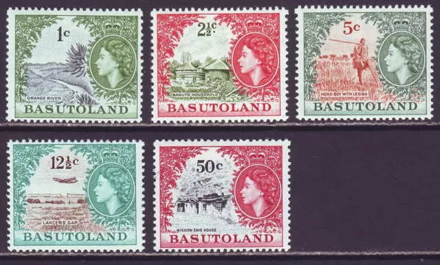 Basutoland 1964 SC 87-91 MH Set