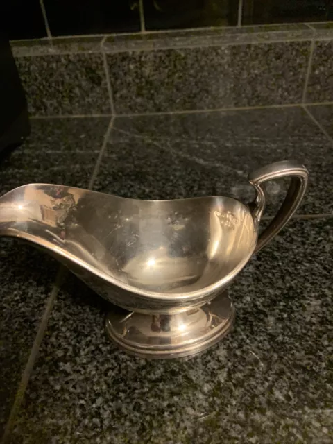 Vintage Rodgers Brothers Antique Silver Plated Gravy  Bowl 1847 0099