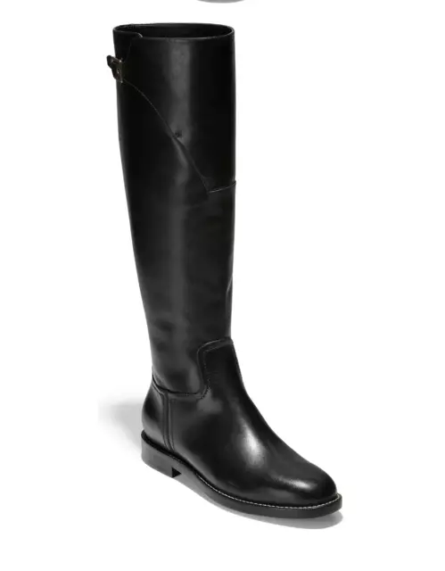 Cole Haan N1117 Women’s Black Harrington Knee High Grand Riding Boot Size 8.5B