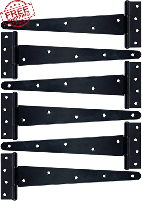 T Strap Shed Hinge Gate Strap Heavy Duty Hinge Door Barn Gates Hinges 6 12 Inch