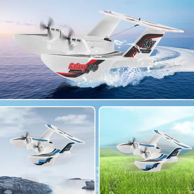 SEA&AIR 3CH RC Airplanes EPP Remote Control Water Aircraft Gyro Glider