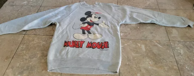 Vintage Mickey Mouse Orlando Florida Disney World Sweater Sweat Shirt Size - S