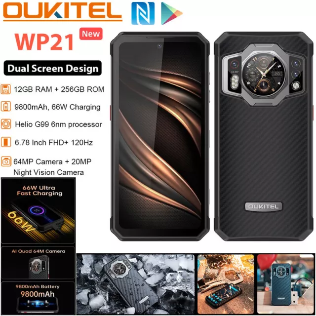 GLOBAL OUKITEL WP32 4G LTE Rugged Android 13 Mobile Builder NFC Phone  Waterproof £136.66 - PicClick UK