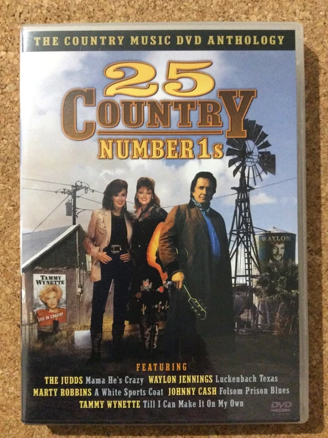 25 COUNTRY NUMBER 1s No.1s - Various Artists DVD (2004)Johnny Cash