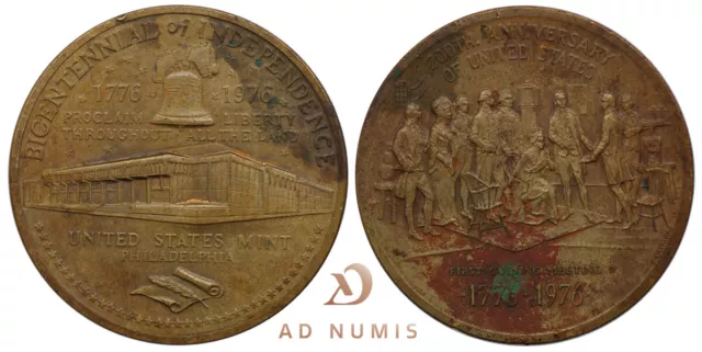 USA Medaglia Bicentenario Della Indipendenza 1776-1976 200ème Anniversario