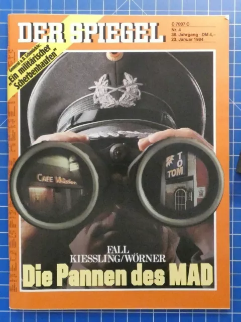 DER SPIEGEL Nr.4 23.Januar 1984 Die Pannen des MAD B20076