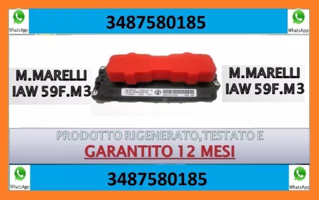 IAW 59F M3 ECU magneti marelli CENTRALINA MOTORE - NO RESO DELLA CARCASSA