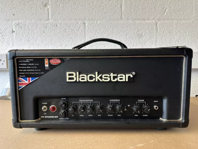Blackstar HT Studio 20 Head 20W Electric Guitar Valve Amp - HT-20 HT20 Amplifier