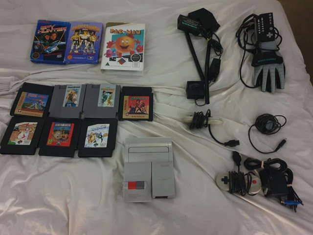 NES Top Loader Bundle - 2 Controllers, Power Glove, and Rare Games NES Top Loader Bundle - 2 Controllers, Power Glove, and Rare Games