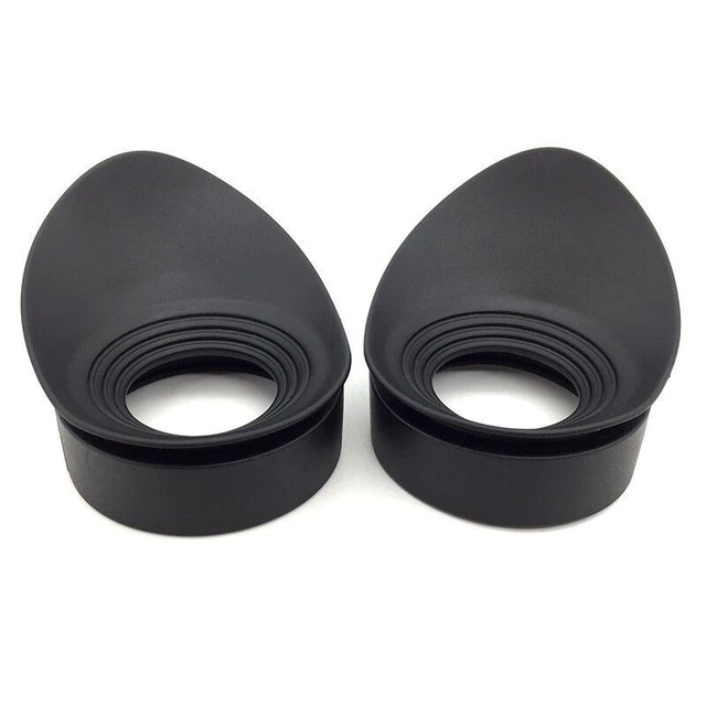 1 Pair Eye Cups Guards Rubber Inner Diameter Microscope Telescopes Eyepiece