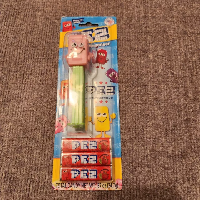 Special Limited Edition Strawberry Mascot PEZ Candy & Dispenser NIP NOS HTF rare