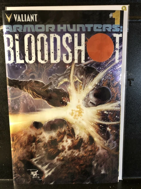 Armor Hunters Bloodshot #1 Chromium Variant (2014 Valiant) We Combine Shipping
