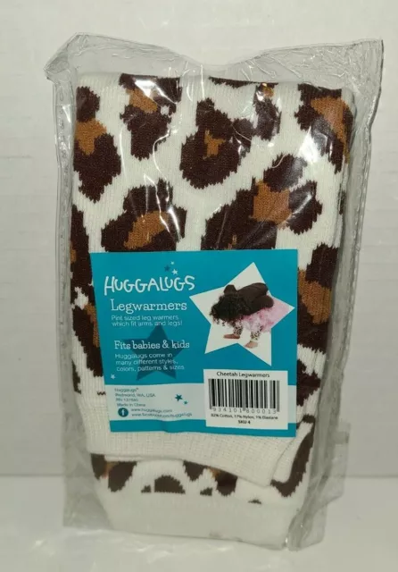 Huggalugs Kids Leg Arm Warmers Leg CHEETAH PRINT Legwarmers Baby & Kids