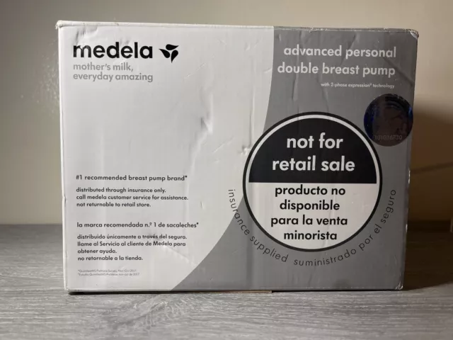 NEW MEDELA ADVANCED PERSONAL DOUBLE ELECTRIC BREAST PUMP New Open Box