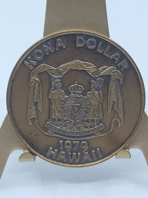 1979 Hawaii Aloha Kona Coast Kona Dollar Chamber of Commerce Coin UNCIRCULATED