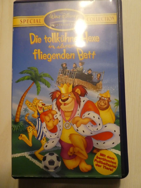 Die Tollkühne Hexe In Ihrem Fliegenden Bett Vhs DIE TOLLKÜHNE HEXE in ihrem fliegenden Bett /Walt Disney/VHS/Special