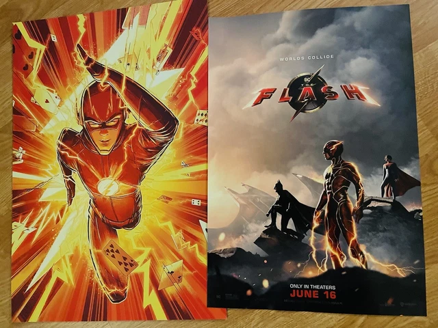 THE FLASH 2023 Batman SUPERGIRL 11x17 IMAX movie POSTER + Arrowverse