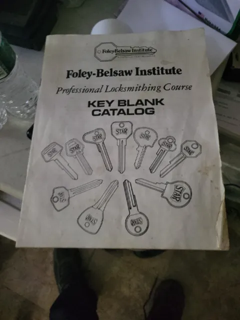 Foley-belsaw Institute Professional Locksmith Course Key Blank Catalig