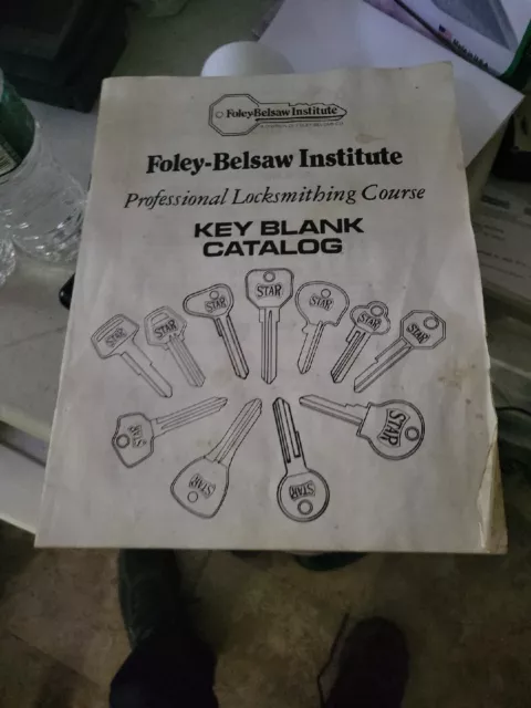 Foley-belsaw Institute Professional Locksmith Course Key Blank Catalig Foley-belsaw Institute Professional Locksmith Course Key Blank Catalig