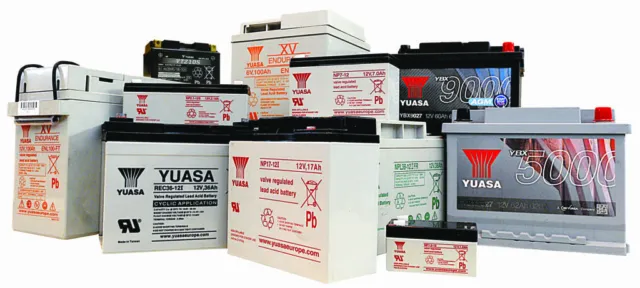 Yuasa 12V / 6V 1Ah to 105Ah Mobility and Scooter Batteries