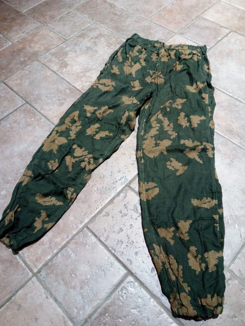 Pantaloni mimetici dell'esercito russo sovietico KZS Berezka URSS Camo...