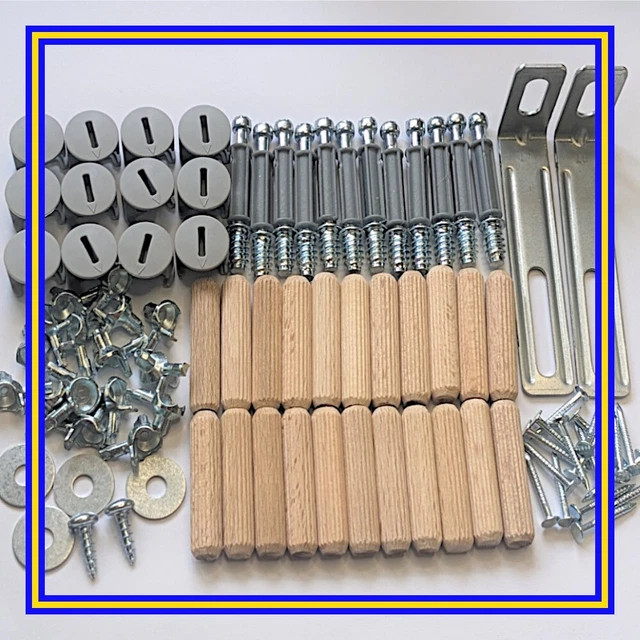 BILLY BOOKCASE PACK X 1 IKEA All Small Parts Included + Safety Bracket