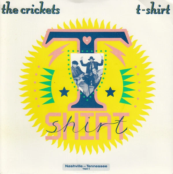 The Crickets - T-Shirt - Used Vinyl Record 7 - M148S