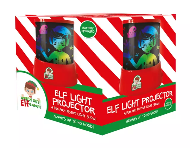 Elf Light Projector - Christmas Elves Behaving Badly Xmas Festive