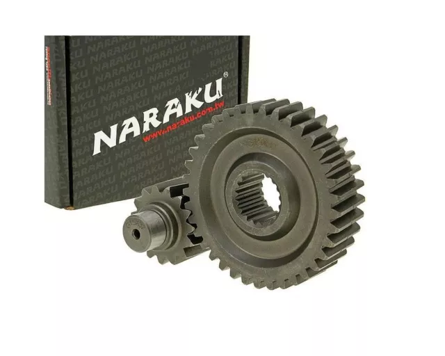 Getriebe Sekundär Naraku Racing 15/37 +20% GY6 125/150ccm 152/157QMI BENZHOU REX