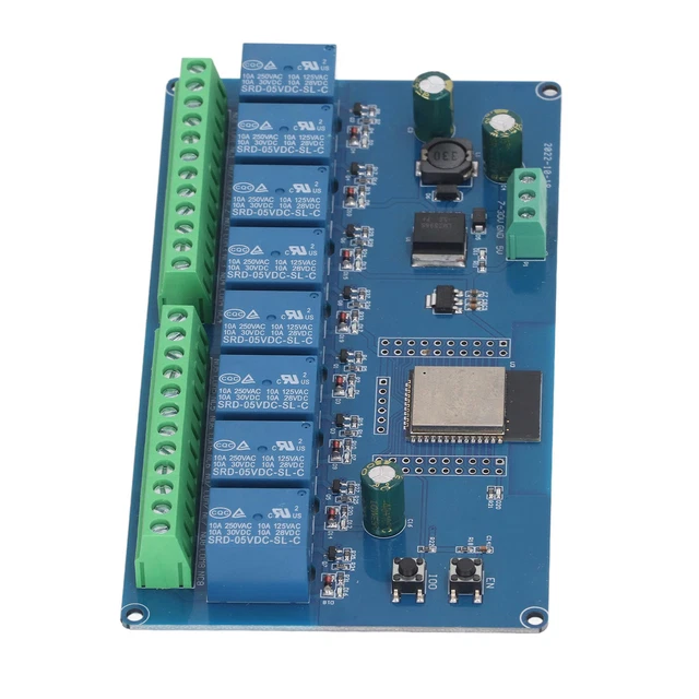 8 CHANNEL RELAY Module 8 Ways Relay Switch Module ESP32 Wireless ...
