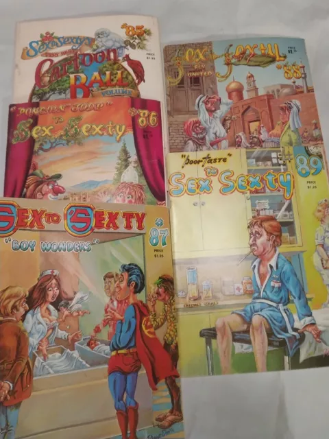 5 Vintage 1977 Sex To Sexty Magazines Volume 85 89 Humor And Drawings 18 40 00 Picclick