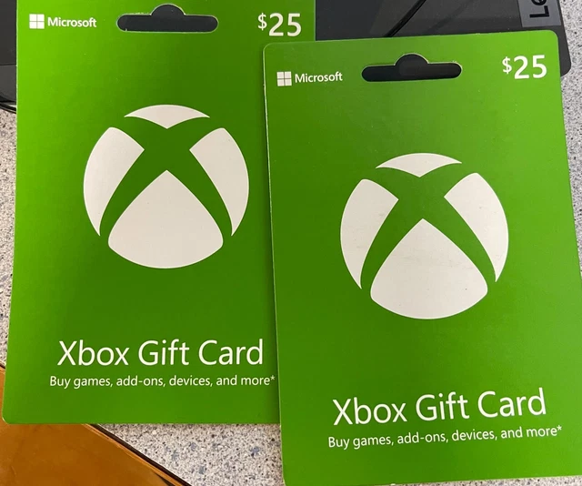 XBOX US GIFT Card USD 50 Brand New 49.99 PicClick