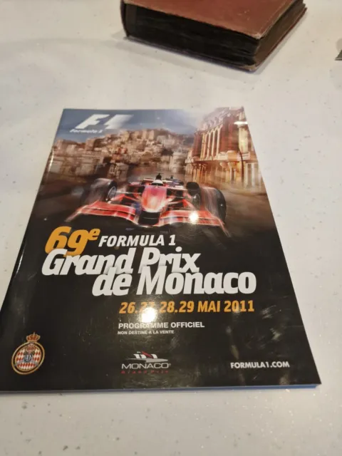 Programma Gara 2011 Monaco F1 Grand Prix