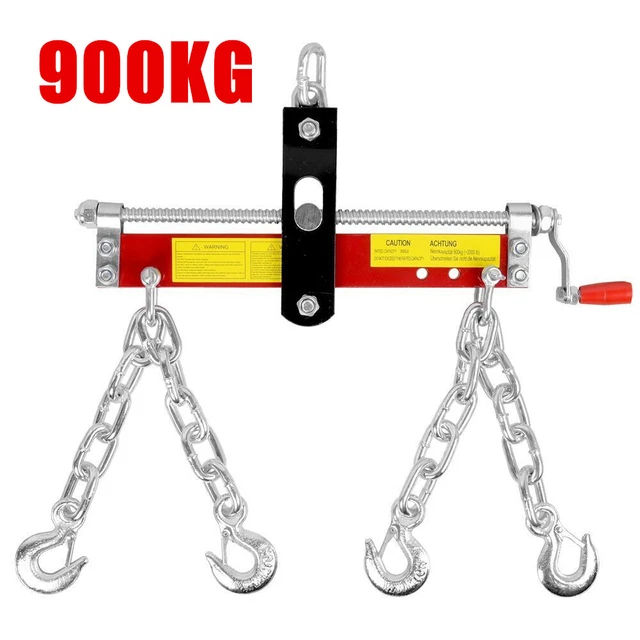 Chainlift Loading HEAVY DUTY ENGINE Crane Hoist Lift Leveller Chain Load Garage Loading ...