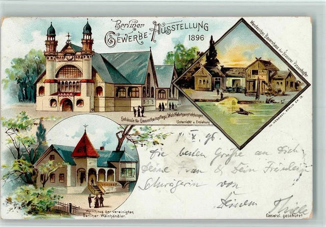 13210811 - Gruss aus - Weinhaus Gewerbeausstellung 1896