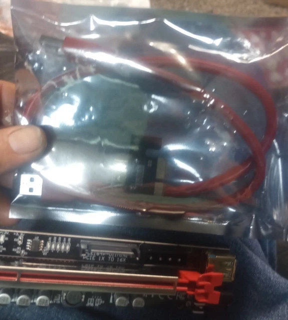 PCI-E 1x to 16x Powered USB 3.0 GPU Riser Extender Adapter Card