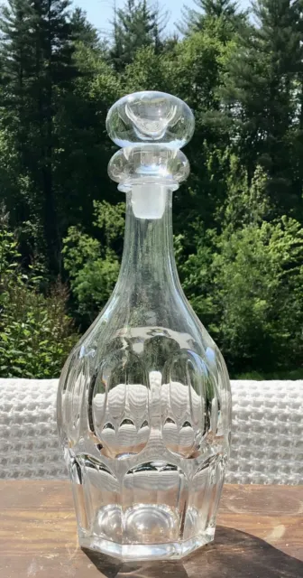Antique Eapg Glass “Ashburton” Pontil Punty Flint Glass Bar Bottle Decanter