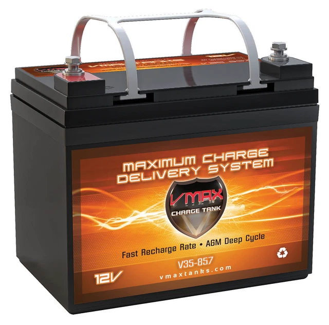 VMAX V35-857 12V AGM group U1maint free battery solar wind deep cycle