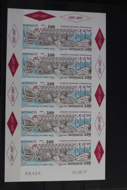 Monaco 2333B-2334B postfrisch als Kleinbogen #VJ185