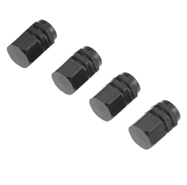 4x Tyre Valve Dust Caps Schrader Car Bike Motorcycle Alloy  UK Seller 3